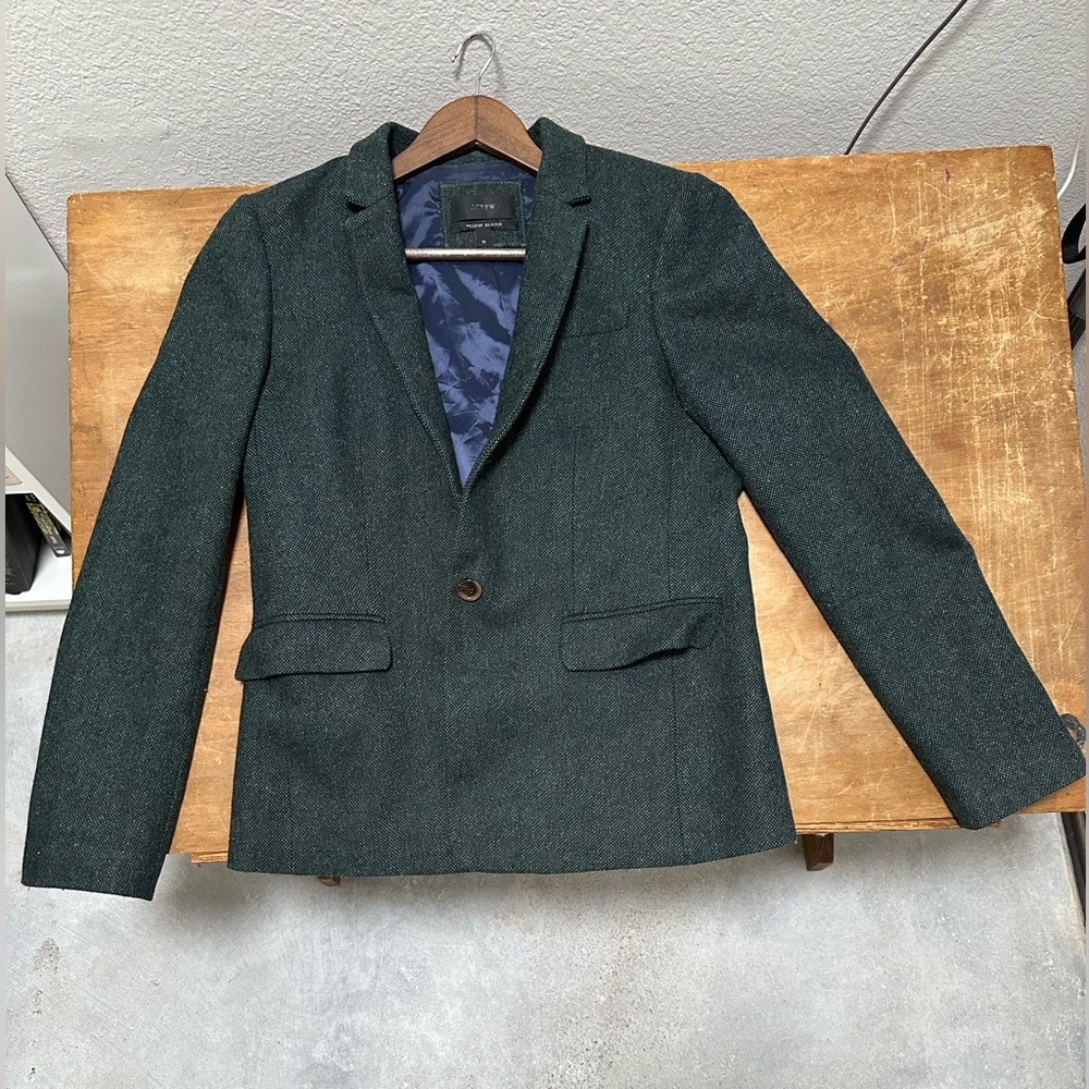 J Crew Regent Blazer Green